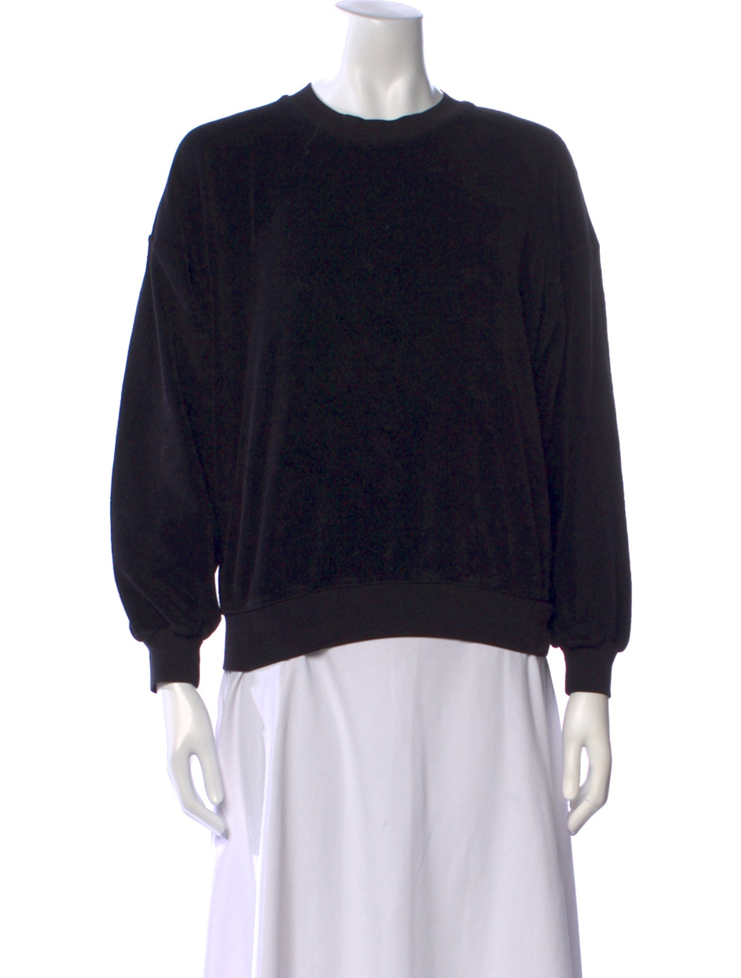 Suzie Kondi Crew Neck Three-Quarter Sleeve Sweatshirt