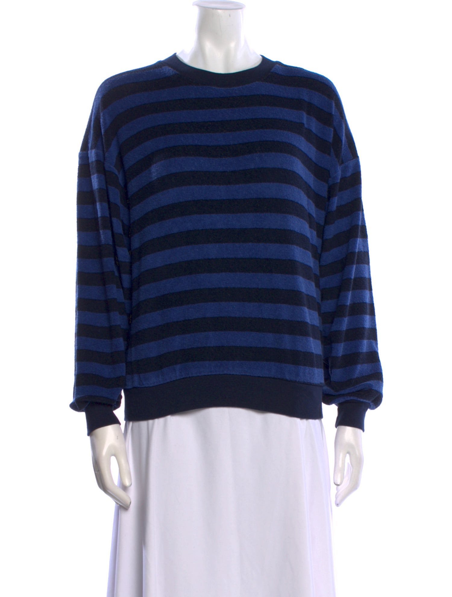 Suzie Kondi Striped Crew Neck Sweatshirt