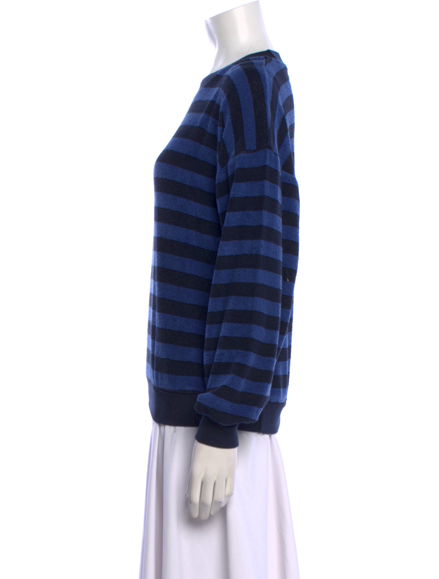 Suzie Kondi Striped Crew Neck Sweatshirt