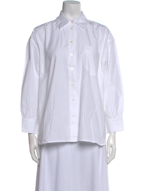 Suzie Kondi Three-Quarter Sleeve Button-Up Top