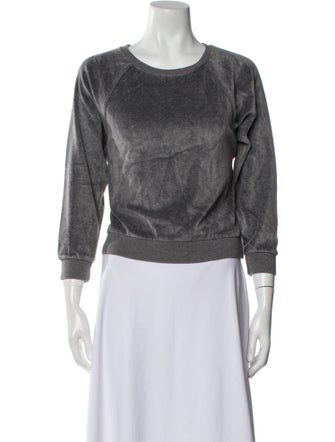 Suzie Kondi Scoop Neck Three-Quarter Sleeve Sweatshirt
