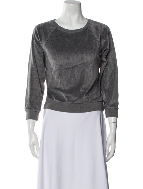 Suzie Kondi Scoop Neck Three-Quarter Sleeve Sweatshirt