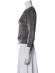Suzie Kondi Scoop Neck Three-Quarter Sleeve Sweatshirt