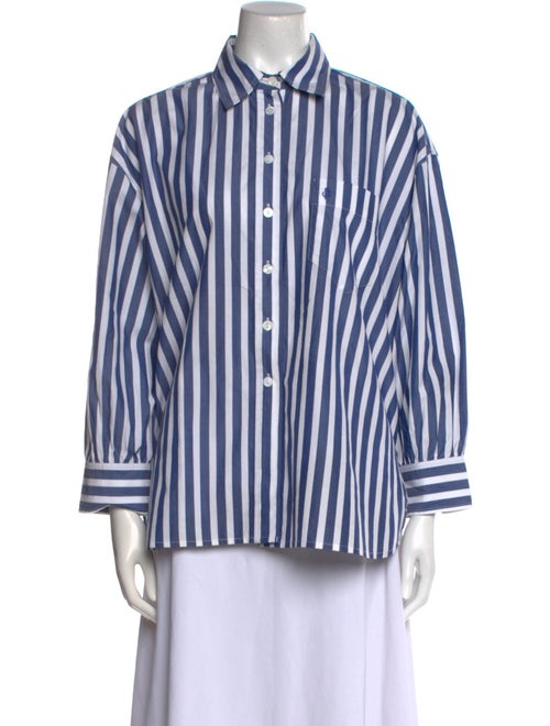 Suzie Kondi Striped Long Sleeve Button-Up Top