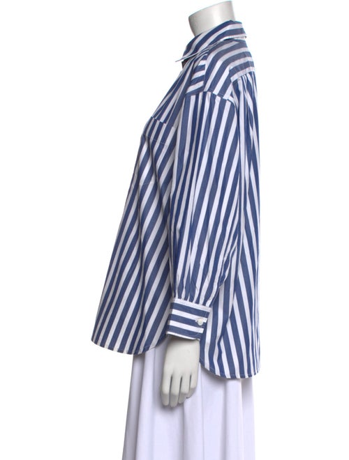 Suzie Kondi Striped Long Sleeve Button-Up Top