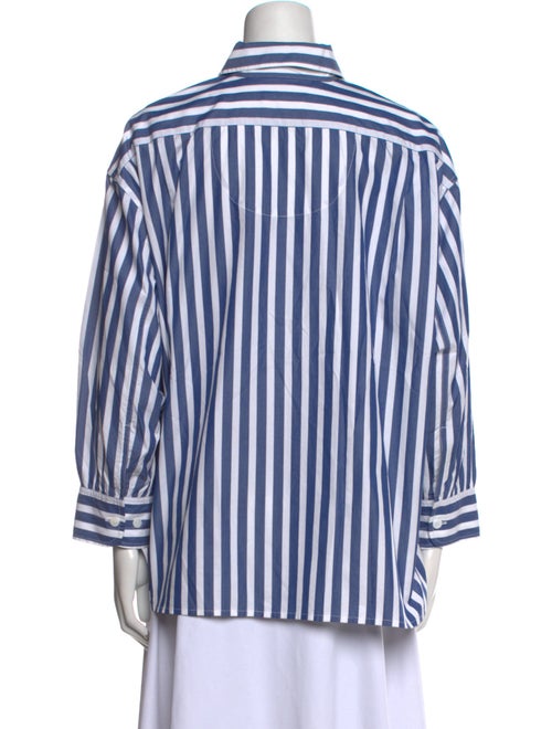 Suzie Kondi Striped Long Sleeve Button-Up Top