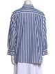 Suzie Kondi Striped Long Sleeve Button-Up Top