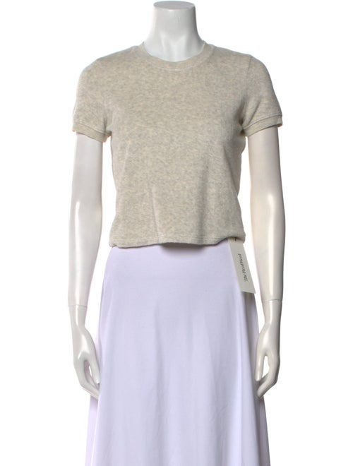 Suzie Kondi Crew Neck Short Sleeve Crop Top