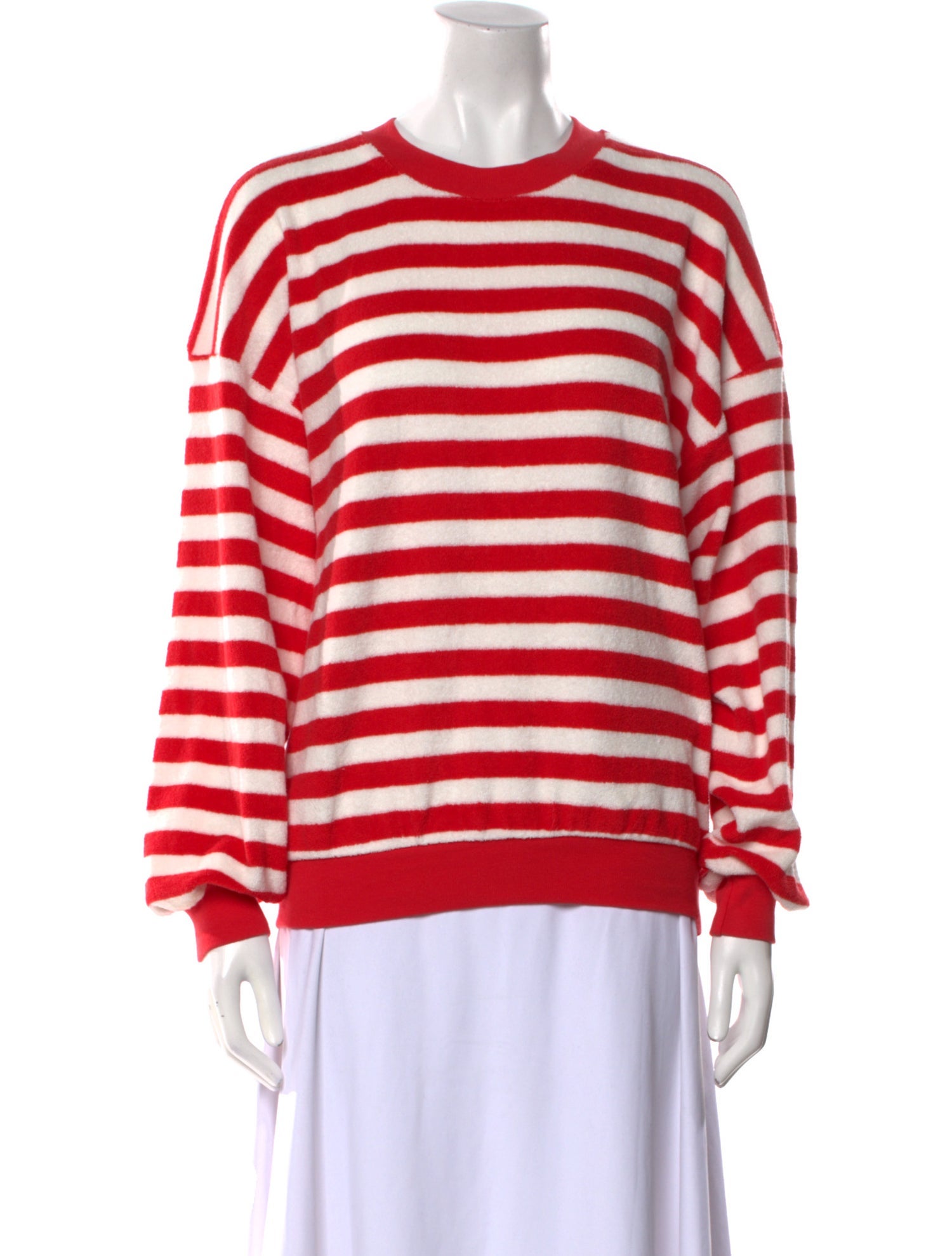 Suzie Kondi Striped Crew Neck Sweater
