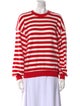 Suzie Kondi Striped Crew Neck Sweater