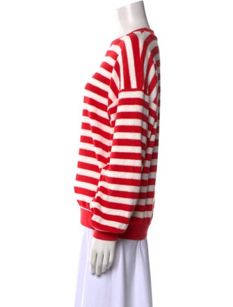 Suzie Kondi Striped Crew Neck Sweater