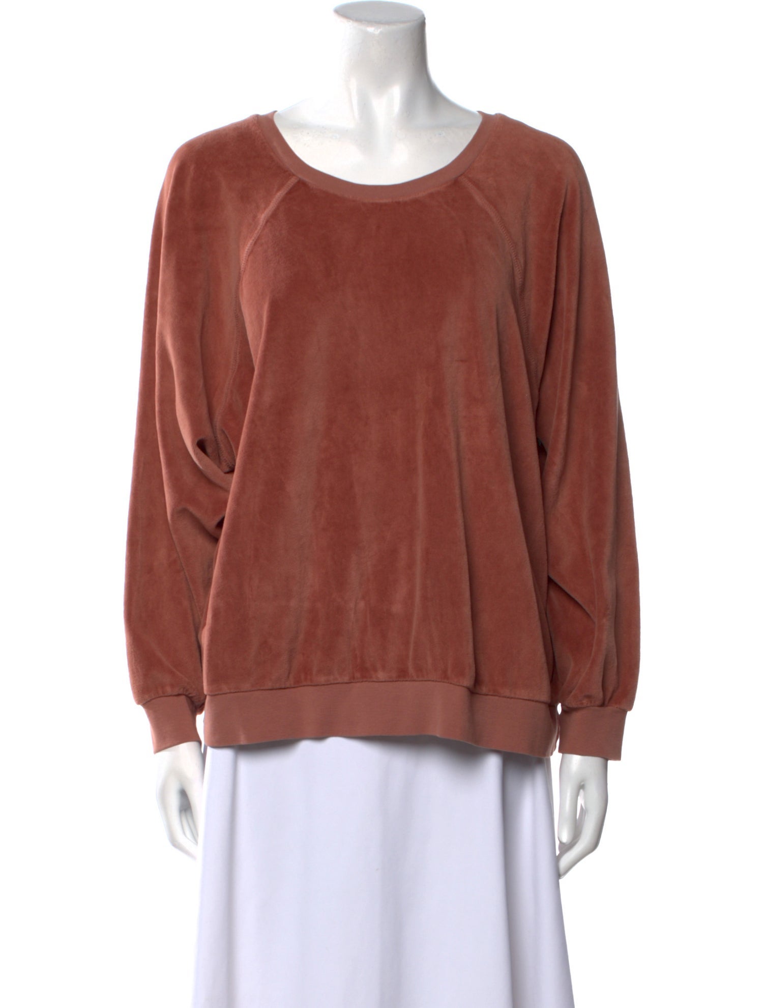 Suzie Kondi Scoop Neck Long Sleeve Sweatshirt