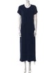 Suzie Kondi Crew Neck Long Dress