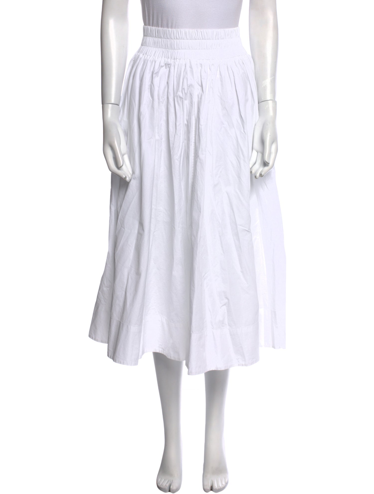 Suzie Kondi Ruffle Embellishment Midi Length Skirt