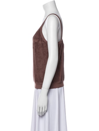 Suzie Kondi Scoop Neck Sleeveless Top