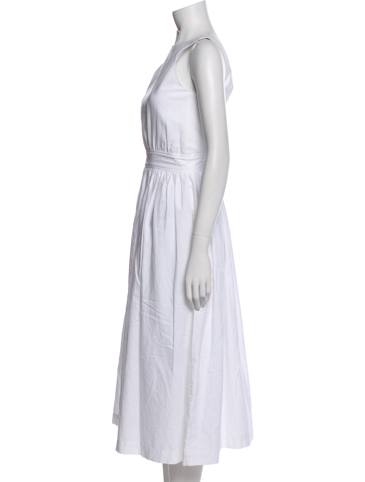 Suzie Kondi Square Neckline Midi Length Dress