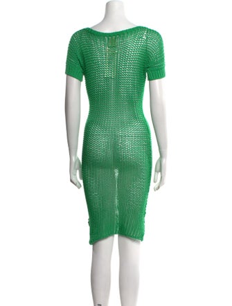 Suzie Kondi Bateau Neckline Knee-Length Dress