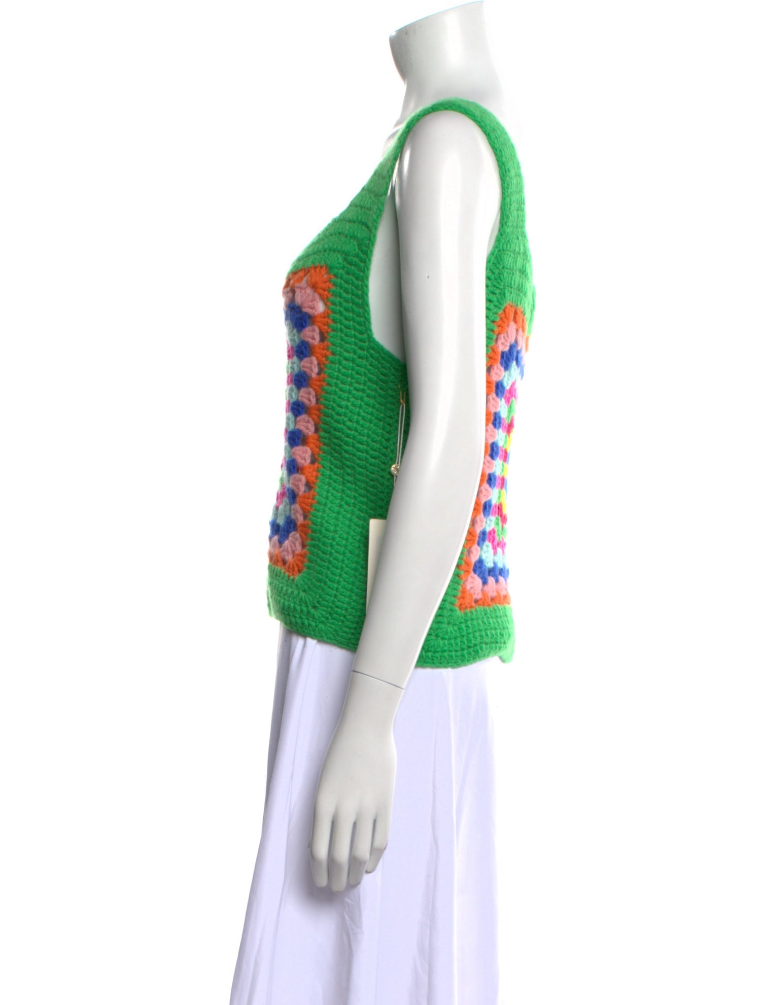 Suzie Kondi Cashmere Printed Top w/ Tags