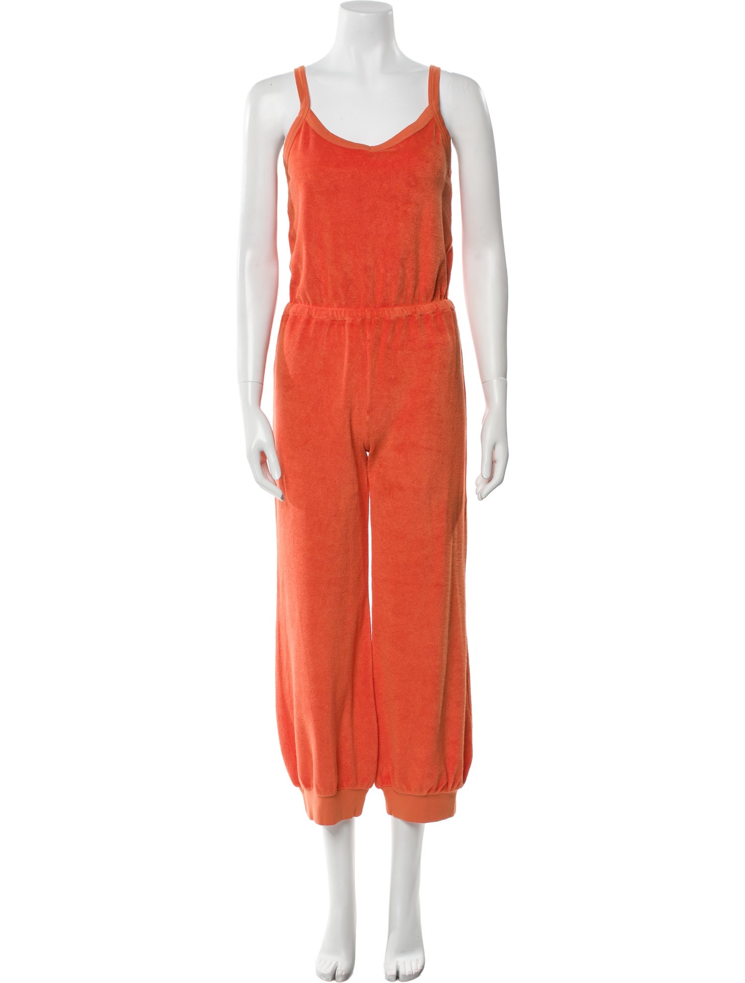 Suzie Kondi Terry Cloth Scoop Neck Jumpsuit
