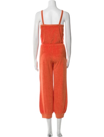 Suzie Kondi Terry Cloth Scoop Neck Jumpsuit