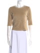 Suzie Kondi Terry Cloth Scoop Neck Crop Top