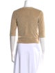 Suzie Kondi Terry Cloth Scoop Neck Crop Top