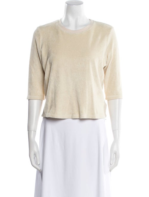 Suzie Kondi Crew Neck Three-Quarter Sleeve Top