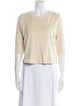 Suzie Kondi Crew Neck Three-Quarter Sleeve Top