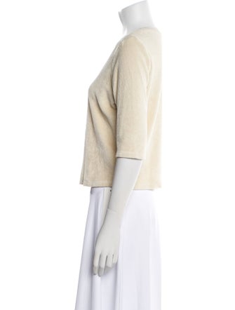 Suzie Kondi Crew Neck Three-Quarter Sleeve Top