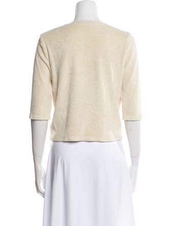 Suzie Kondi Crew Neck Three-Quarter Sleeve Top