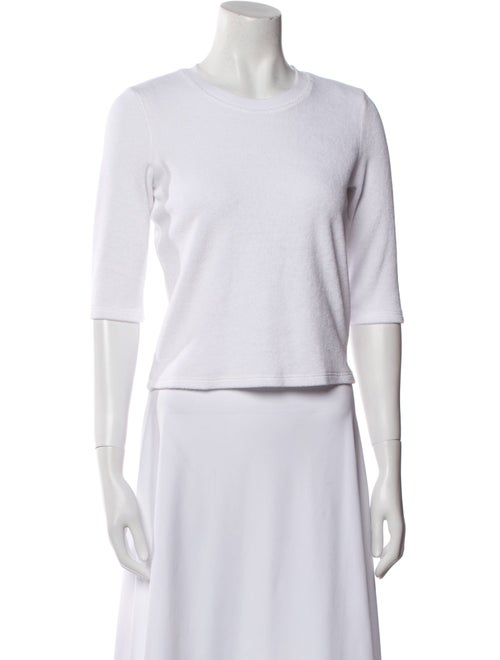 Suzie Kondi Terry Cloth Crew Neck T-Shirt