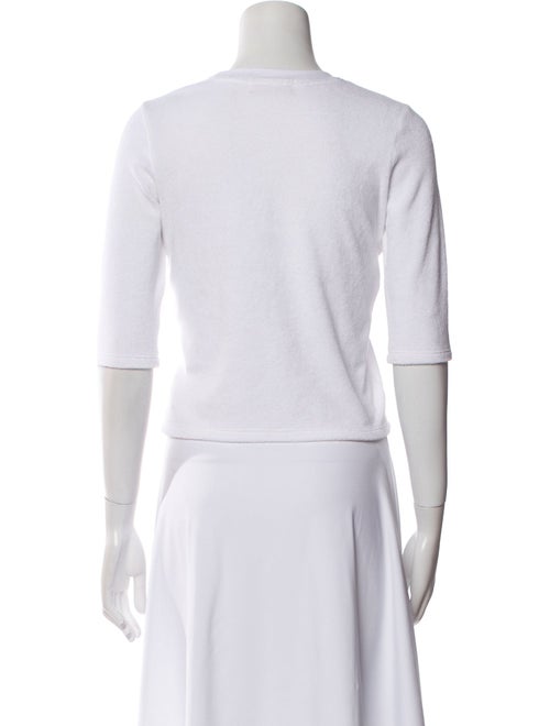 Suzie Kondi Terry Cloth Crew Neck T-Shirt