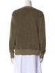 Suzie Kondi Terry Cloth Crew Neck Sweatshirt