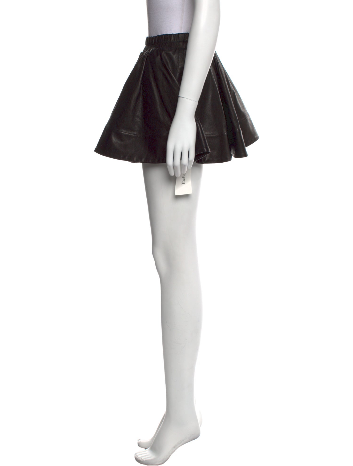 Suzie Kondi Lambskin Mini Skirt