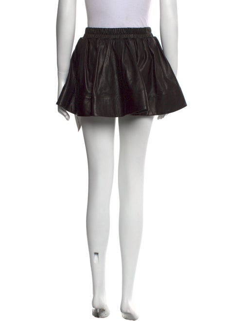 Suzie Kondi Lambskin Mini Skirt