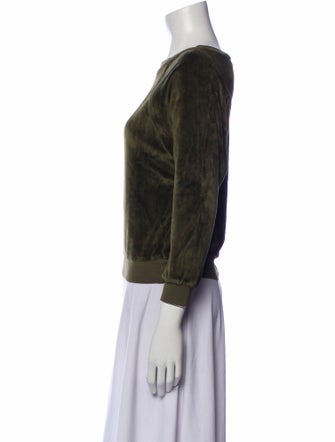 Suzie Kondi Bateau Neckline Three-Quarter Sleeve Sweatshirt