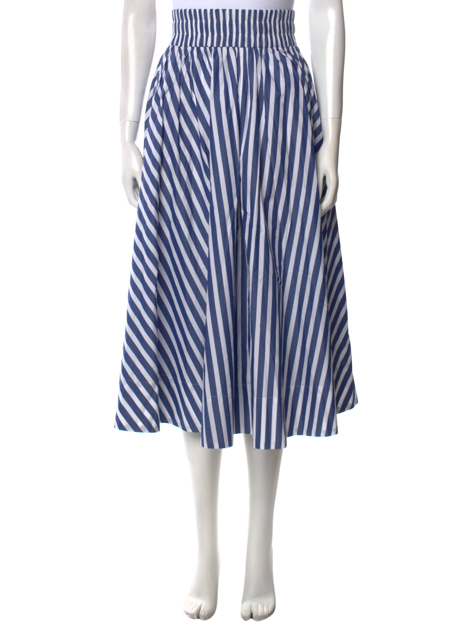Suzie Kondi Striped Midi Length Skirt