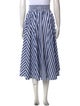Suzie Kondi Striped Midi Length Skirt