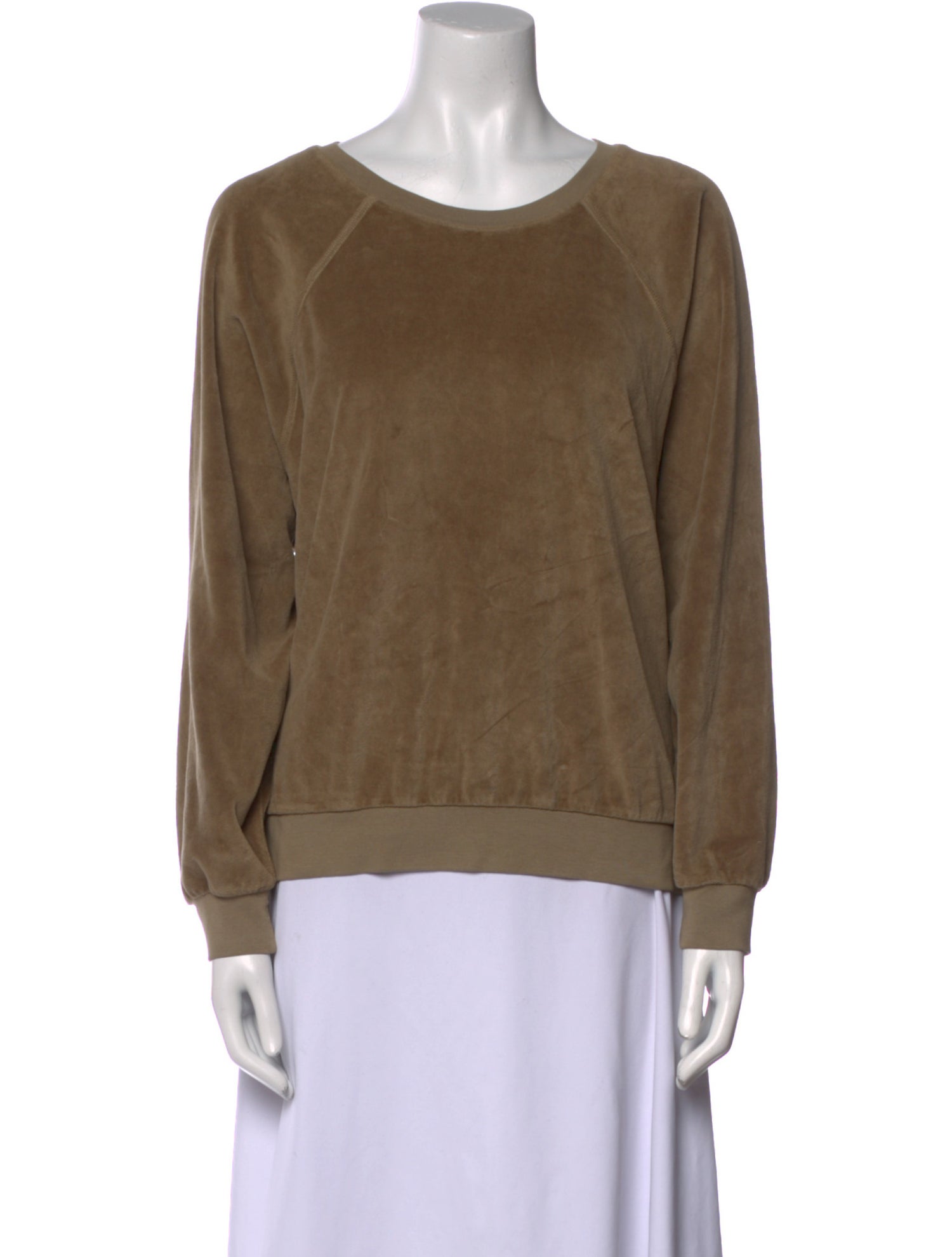 Suzie Kondi Scoop Neck Long Sleeve Sweatshirt