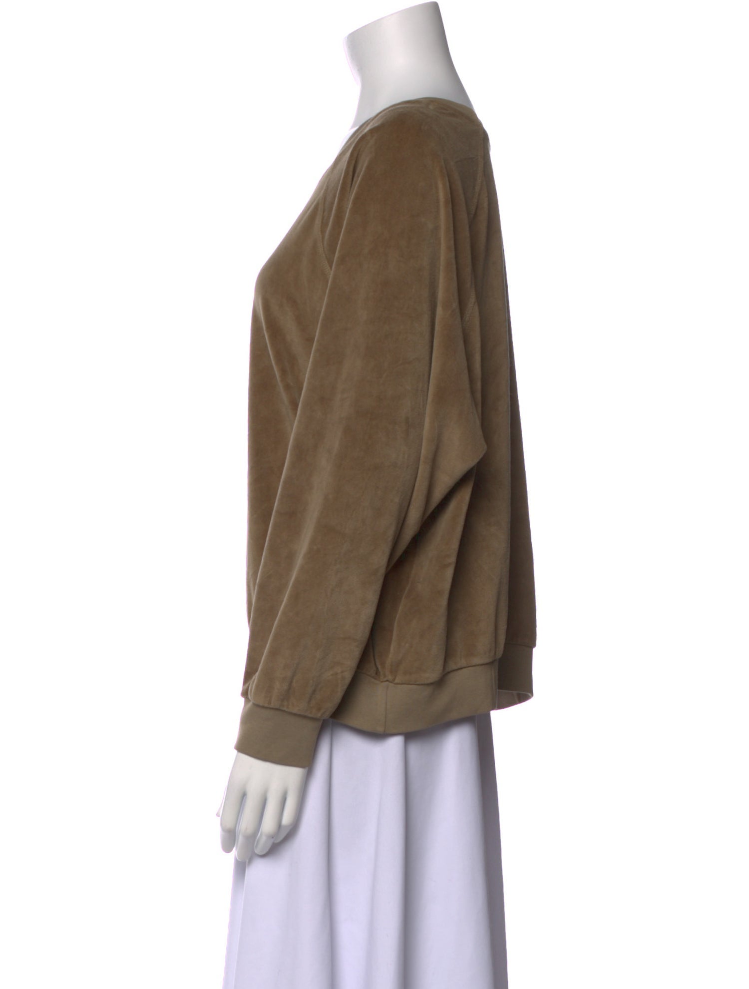 Suzie Kondi Scoop Neck Long Sleeve Sweatshirt