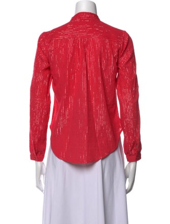 Suzie Kondi Mock Neck Long Sleeve Blouse