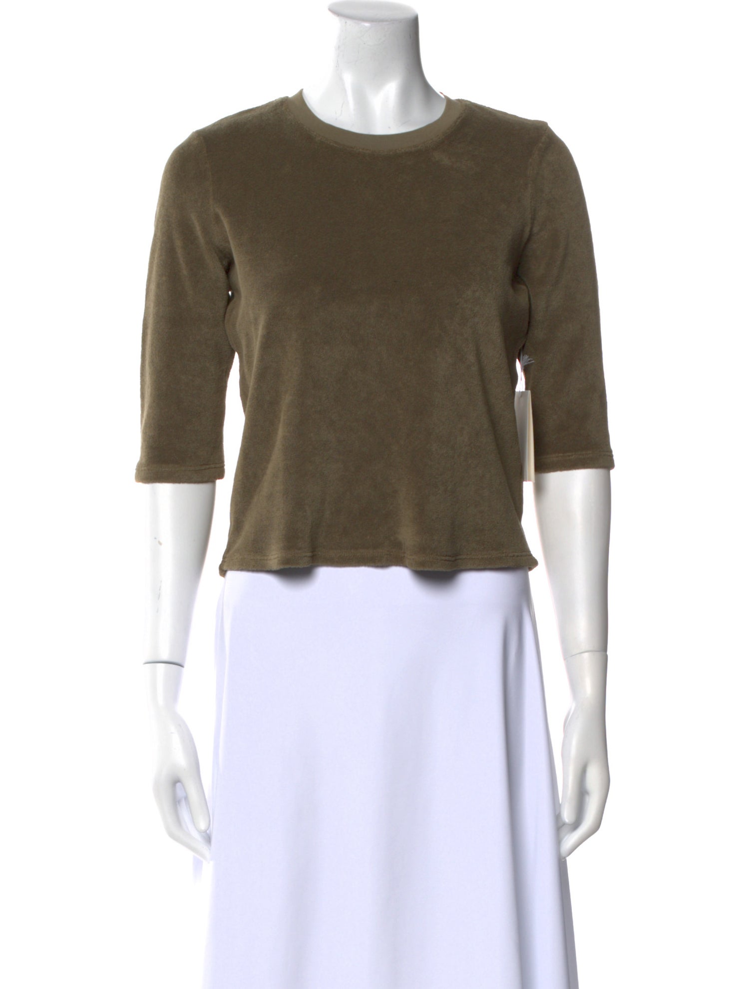 Suzie Kondi Crew Neck Three-Quarter Sleeve Top w/ Tags