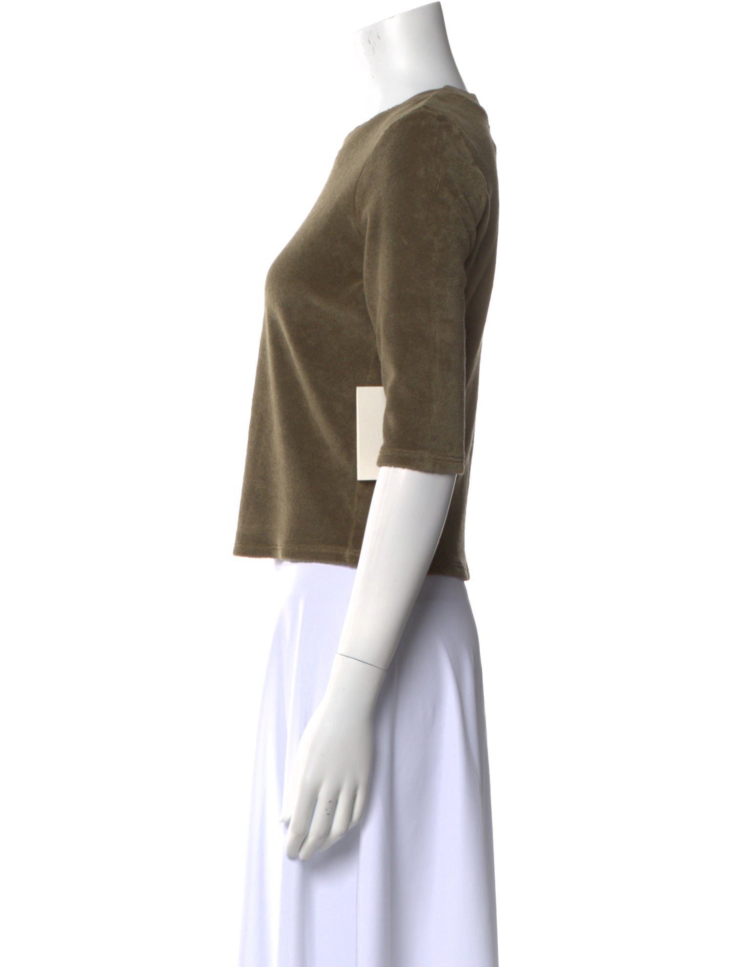 Suzie Kondi Crew Neck Three-Quarter Sleeve Top w/ Tags