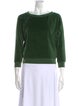 Suzie Kondi Scoop Neck Three-Quarter Sleeve Sweatshirt