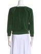 Suzie Kondi Scoop Neck Three-Quarter Sleeve Sweatshirt