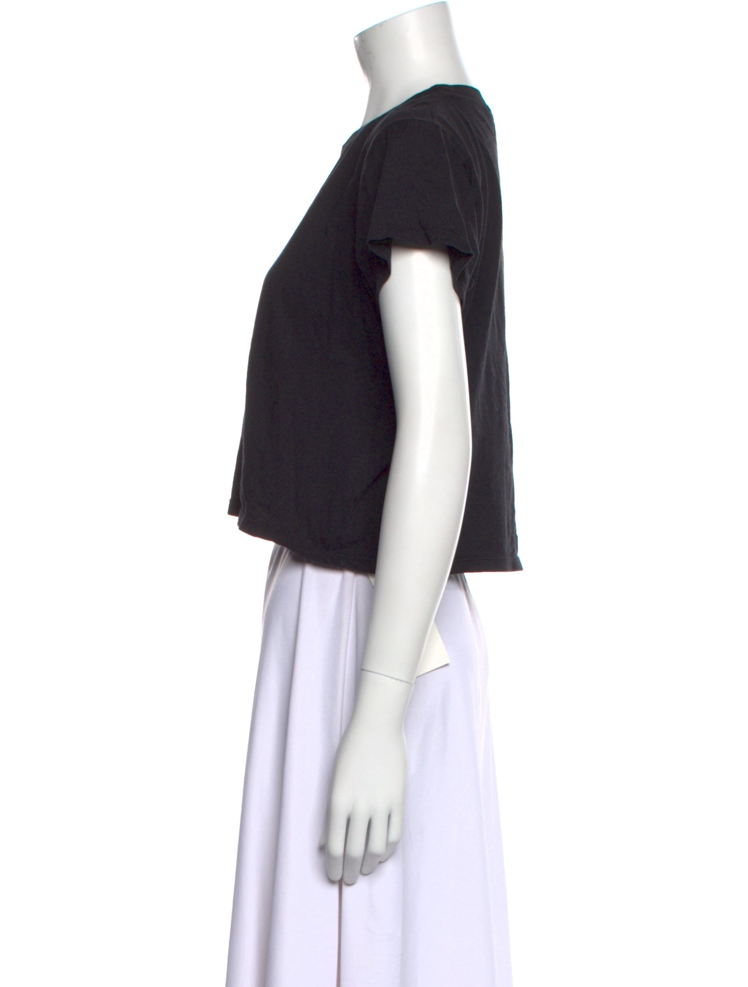 Suzie Kondi Crew Neck Short Sleeve Crop Top w/ Tags