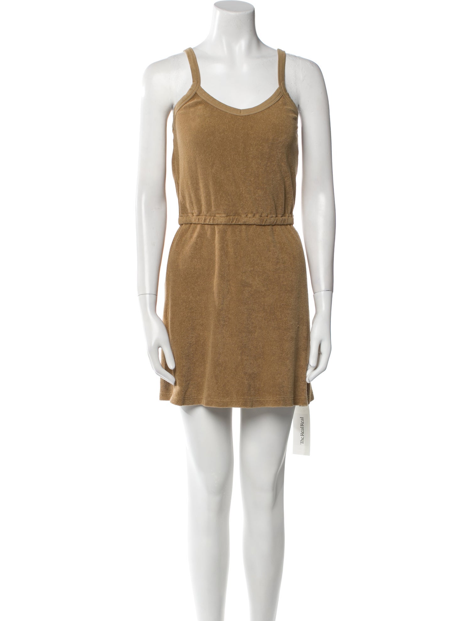 Suzie Kondi Scoop Neck Mini Dress