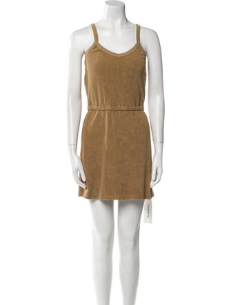 Suzie Kondi Scoop Neck Mini Dress