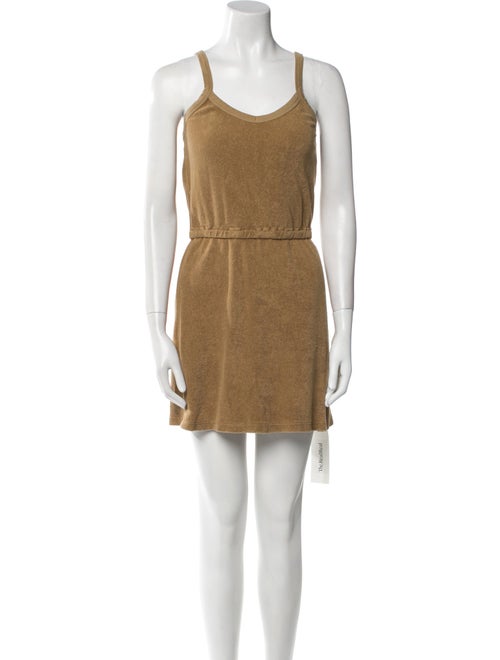 Suzie Kondi Scoop Neck Mini Dress