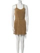 Suzie Kondi Scoop Neck Mini Dress